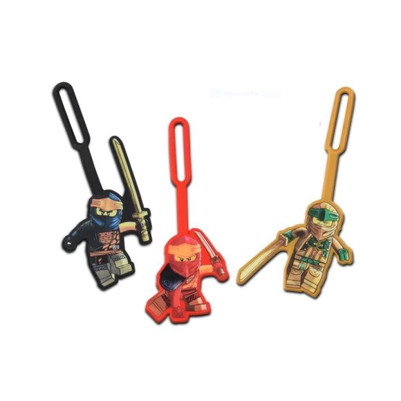 The Ultimate Ninjago Fan Bundle: Tin Sign, Stickers, Bag Tags, Book, Magazine, - Picture 3 of 6